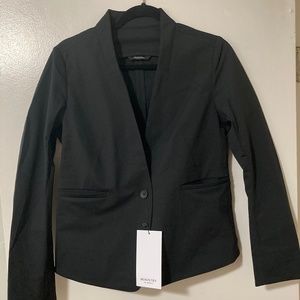 NWT Ministry of Supply Women Kinetic Blazer Black Size 6